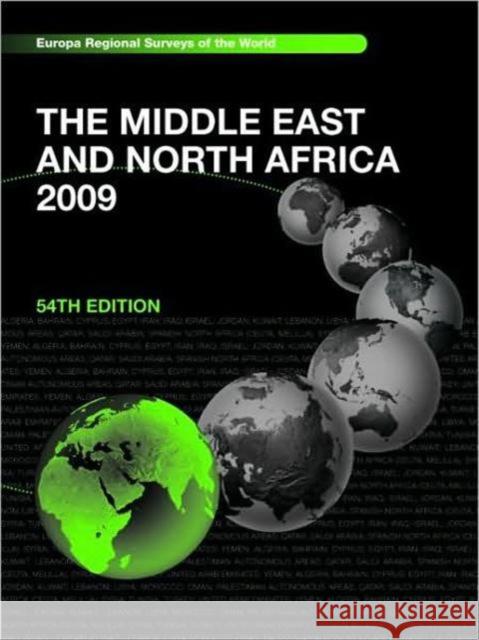 Middle East and North Africa 2009 Europa Publications   9781857434729 Taylor & Francis