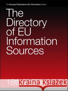 The Directory of Eu Information Sources Europa Publications 9781857435214 Routledge