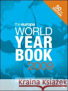 The Europa World Year Book 2009 - Volume 1 Publications Europa 9781857435412 Routledge