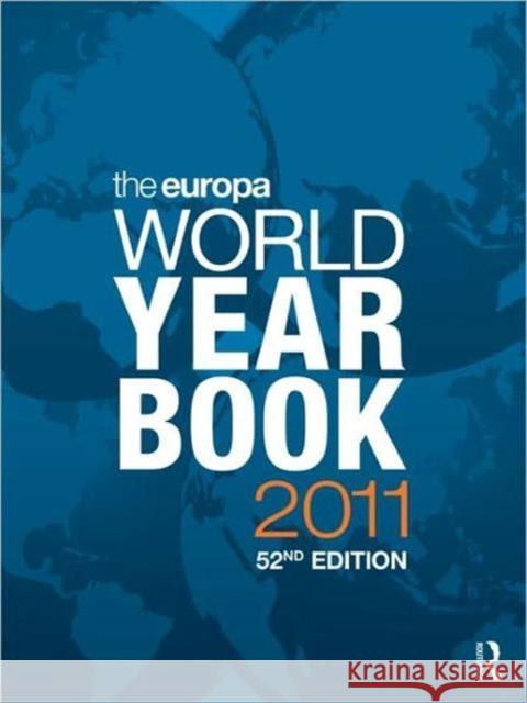 The Europa World Year Book 2011 Europa Publications 9781857435894