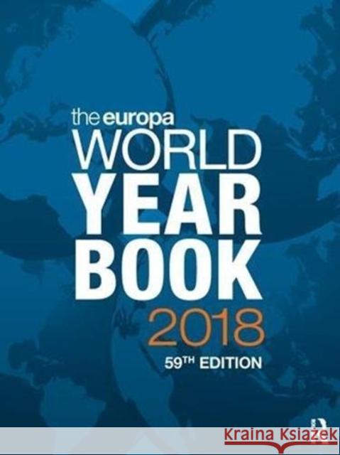 The Europa World Year Book 2018 Europa Publications 9781857439212 Routledge