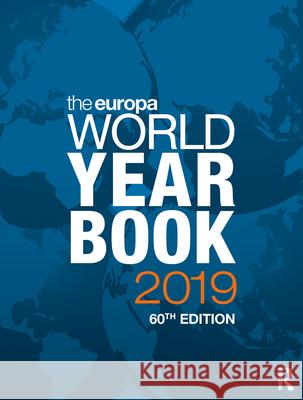 The Europa World Year Book 2019 Europa Publications 9781857439939