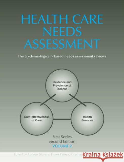 Health Care Needs Assessment, First Series, Volume 2, Second Edition  9781857758924 Radcliffe Publishing Ltd