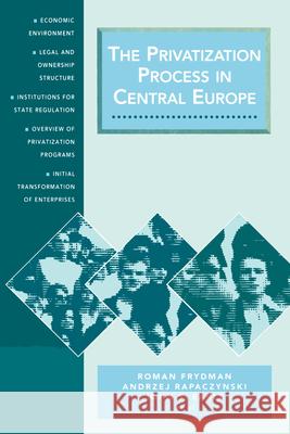 The Privatization Process in Central Europe Frydman, Roman 9781858660028 Central European University Press