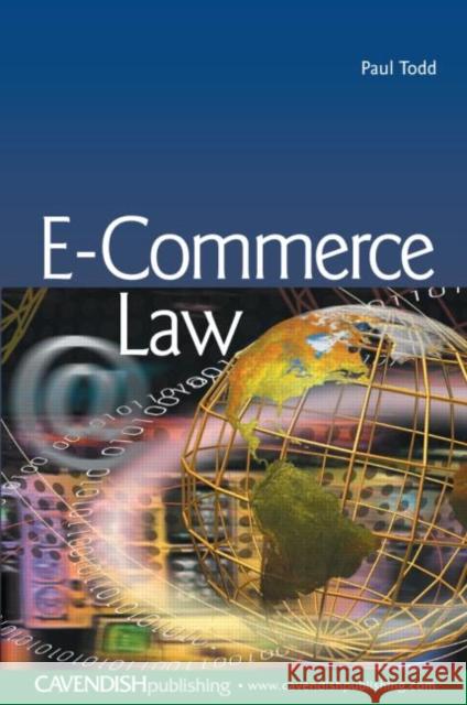 E-Commerce Law Paul Todd 9781859419427 0