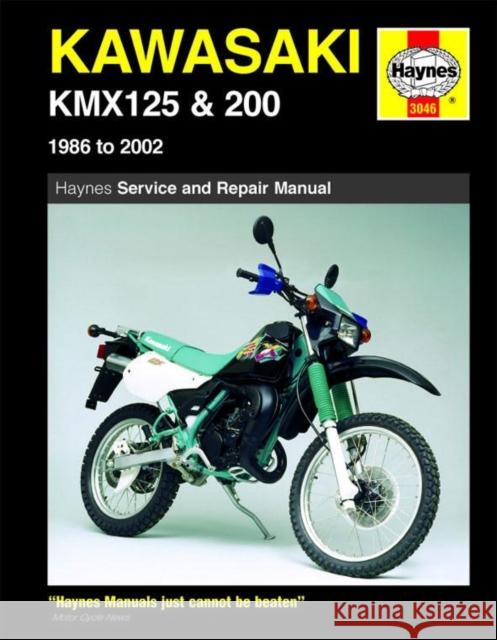 Kawasaki KMX125 & 200 (86 - 02) Julian Ryder 9781859609880 HAYNES PUBLISHING