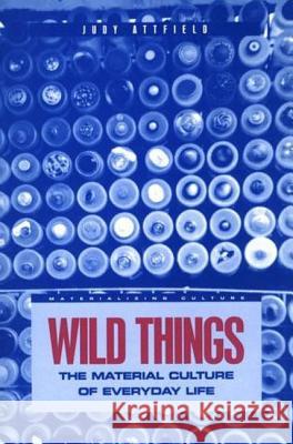 Wild Things: The Material Culture of Everyday Life Attfield, Judith 9781859733691