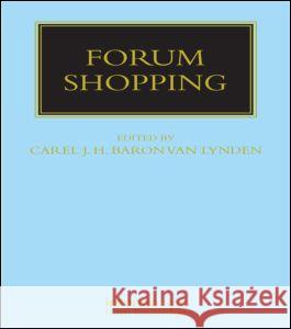 Forum Shopping Carel Baron van Lynden 9781859781937 0