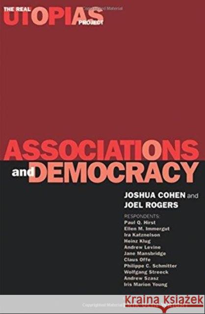 REAL UTOPIAS PROJECT  9781859840481 VERSO PUBLISHING (pod)