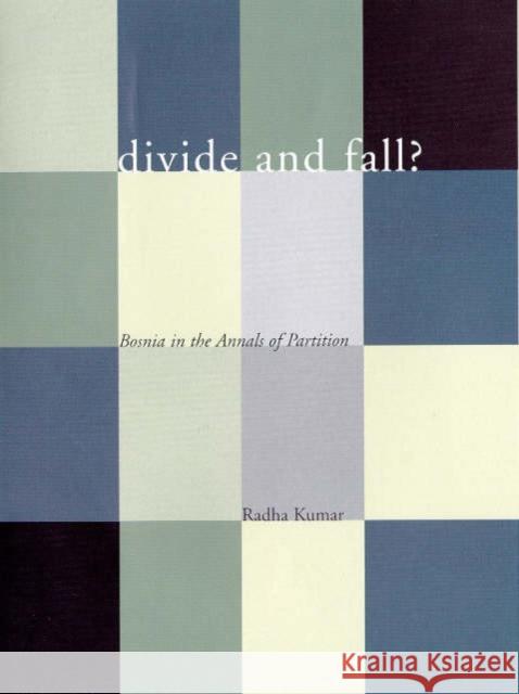 Divide and Fall?: Bosnia in the Annals of Partition Radha Kumar 9781859848524 Verso