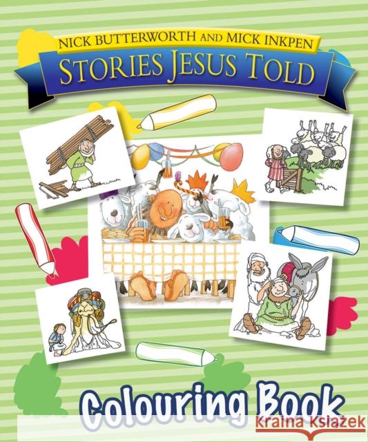 Stories Jesus Told Colouring Book Nick Butterworth 9781859856536 CANDLE BOOKS
