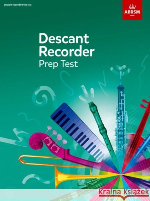 Recorder Prep Test  9781860962370 ASSOCIATED BOARD OF THE ROYAL SCHOOL OF MUSIC