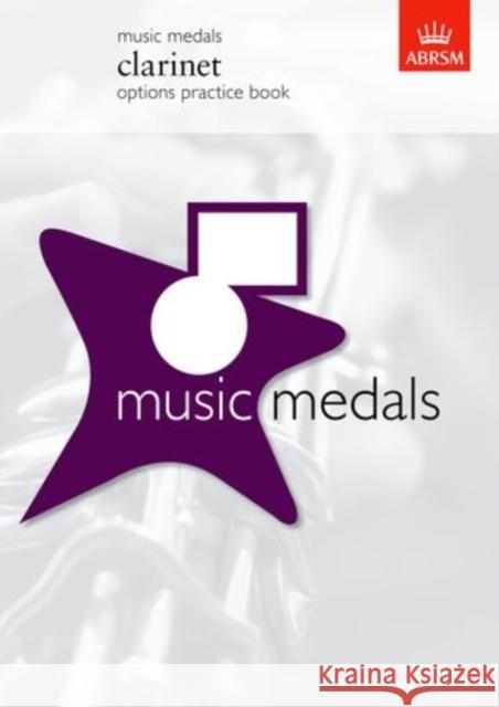 Music Medals Clarinet Options Practice Book  9781860965029 Associated Board of the Royal Schools of Musi