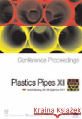 Plastics Pipes XI  9781861251527 Maney Publishing