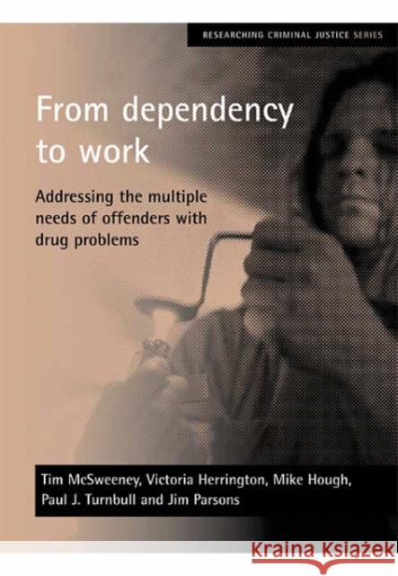 From Dependency to Work: Addressing the Multiple Needs of Offenders with Drug Problems McSweeney, Tim 9781861346605