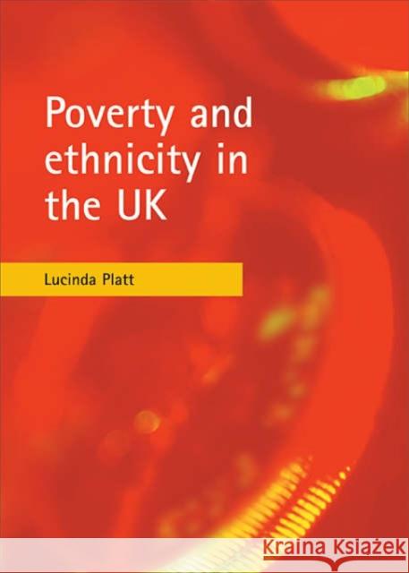 Poverty and Ethnicity in the UK Platt, Lucinda 9781861349897 POLICY PRESS