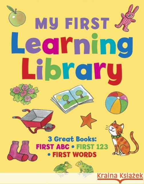 My first learning library: 3 Great Books: ABC * First 123 * First Words Jan Lewis 9781861473875 Anness Publishing