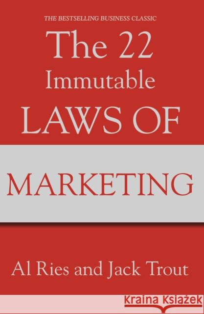 The 22 Immutable Laws Of Marketing Al Ries 9781861976109 Profile Books Ltd