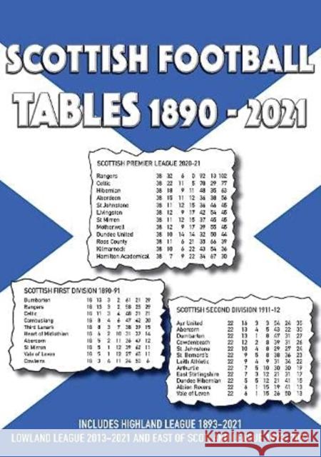 Scottish Football League Tables 1890-2021 Michael Robinson 9781862234697