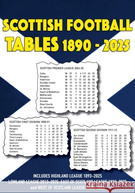 Scottish Football Tables 1890-2025 Michael Robinson 9781862235427