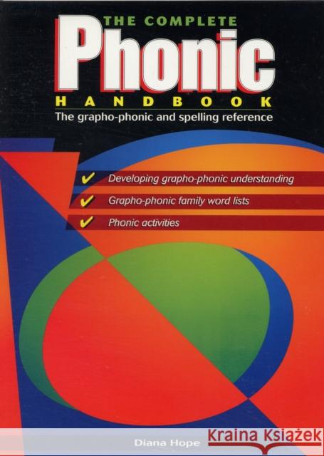 The Complete Phonic Handbook Diana Hope 9781863116428 RIC Publications Pty Ltd