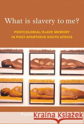 What Is Slavery to Me?: Postcolonial/Slave Memory in Post-Apartheid South Africa Gqola, Pumla Dineo 9781868145072 Witwatersrand University Press Publications