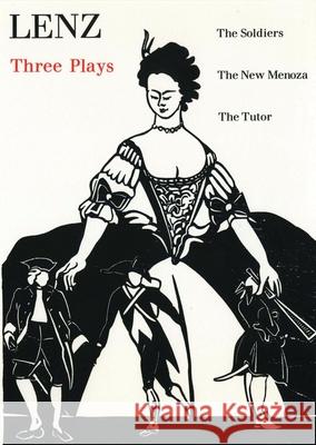 Three Plays Lenz, Jacob 9781870259330 OBERON BOOKS LTD