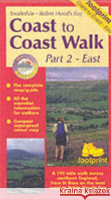 Coast to Coast Walk: Map and Guide Footprint 9781871149647 Footprint Maps