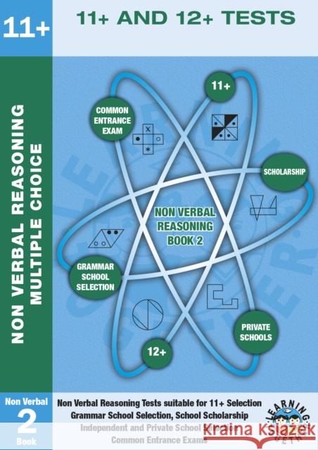 Preparation for 11+ and 12+ Tests: Book 2 - Non-Verbal Reasoning - Mul Stephen McConkey 9781873385319 Learning Together