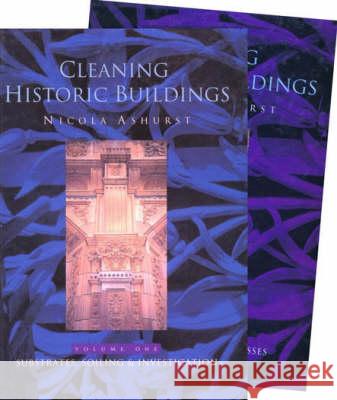 Cleaning Historic Buildings V. 1 & 2   9781873394120 0