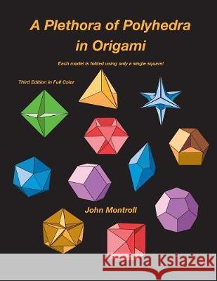A Plethora of Polyhedra in Origami John Montroll 9781877656392 Antroll Publishing Company