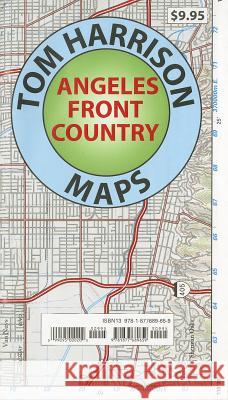 Angeles Front Country Tom Harrison 9781877689659 Tom Harrison Maps