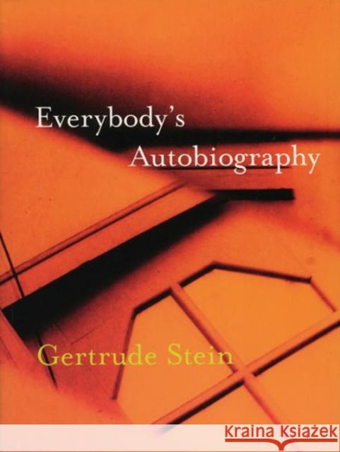 Everybody's Autobiography Gertrude Stein 9781878972088