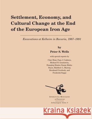 Settlement, Economy, and Cultural Change at the End of the European Iron Age: Excavations at Kelheim in Bavaria, 1987-1992 Wells, Peter S. 9781879621121