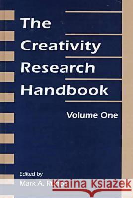 The Creativity Research Handbook: v. 1  9781881303732 Hampton Press