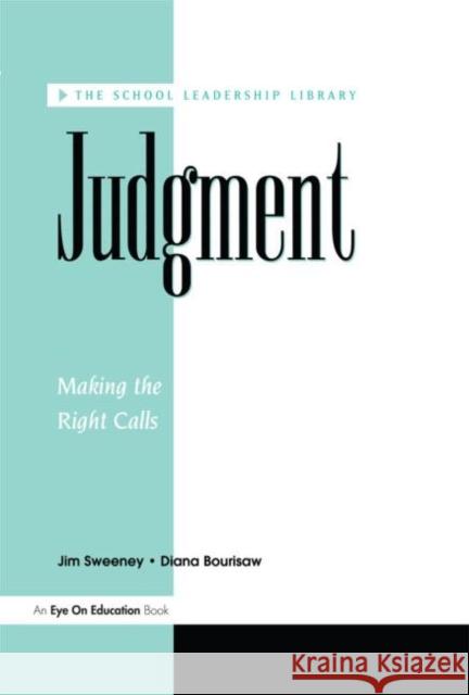 Judgement Jim Sweeney Diana Bourisaw James Sweeney 9781883001377