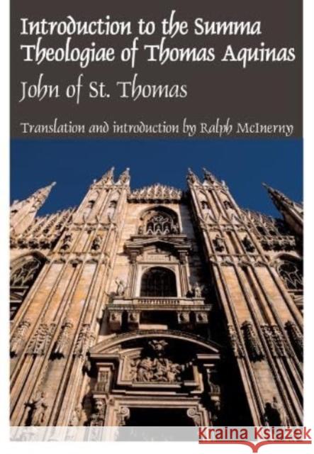 Intro Summa Theologiae Thomas Aquinas: John of St. Thomas St Thomas, John Of 9781890318703 St. Augustine's Press