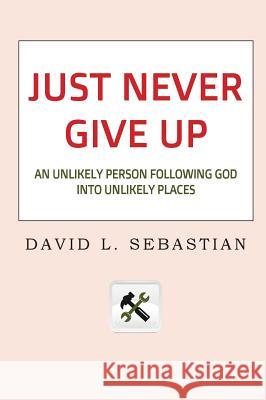 Just Never Give Up: An Unlikely Person Following God into Unlikely Places David L Sebastian 9781891314148 Jordan Publishing (GB)