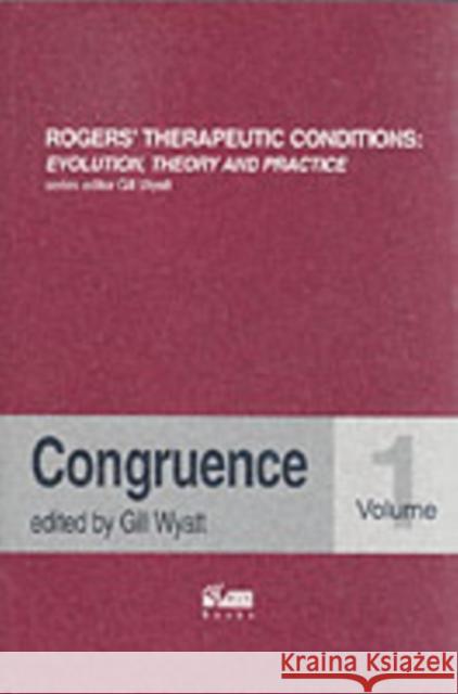 Congruence Gill Wyatt 9781898059295 PCCS Books