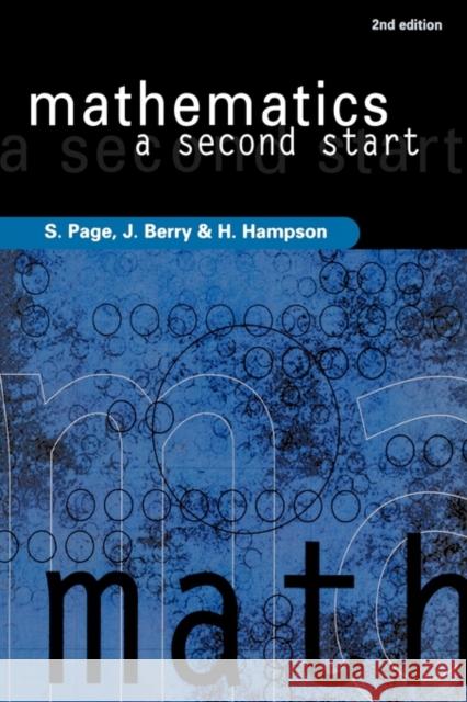 Mathematics : A Second Start S Page 9781898563044 0