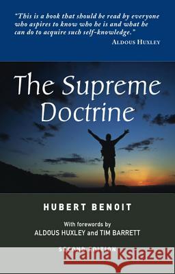 The Supreme Doctrine: Psychological Studies in Zen Thought (Second Edition) Benoit, Hubert 9781898723141 SUSSEX ACADEMIC PRESS