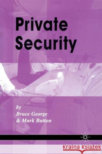 Private Security Vol 1 Mark Button 9781899287703