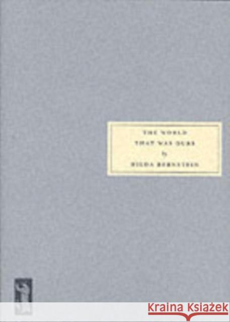 The World That Was Ours Hilda Bernstein 9781903155400