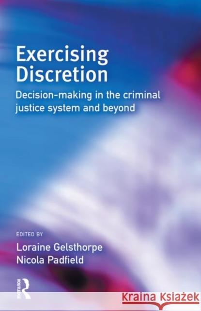 Exercising Discretion  9781903240991 WILLAN PUBLISHING