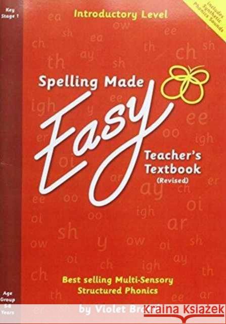 Spelling Made Easy Revised A4 Text Book Introductory Level: Teacher TextBook Violet Brand 9781904421207 BrandBooks