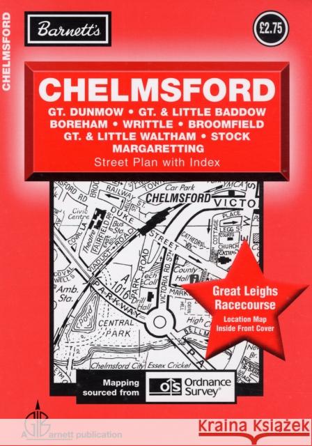 Chelmsford Street Plan  9781904678724 G I Barnett & Son