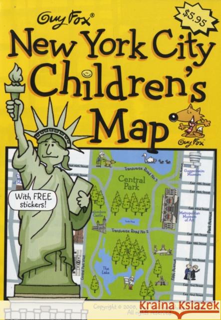 Guy Fox New York City Children's Map Kourtney Harper 9781904711094 Guy Fox Publishing