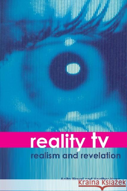 Reality TV: Realism and Revelation Biressi, Anita 9781904764045