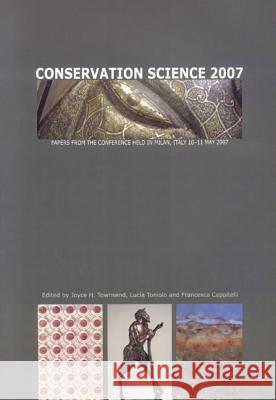 Conservation Science 2007 Joyce Townsend 9781904982340 Archetype Books