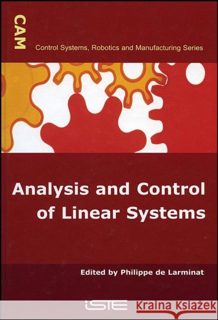 Analysis and Control of Linear Systems Philippe D 9781905209354 Iste Publishing Company